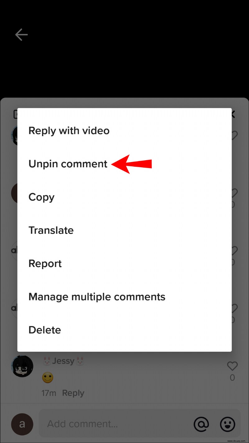 So pinnen Sie einen Kommentar in TikTok