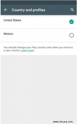 So ändern Sie das Land im Google Play Store