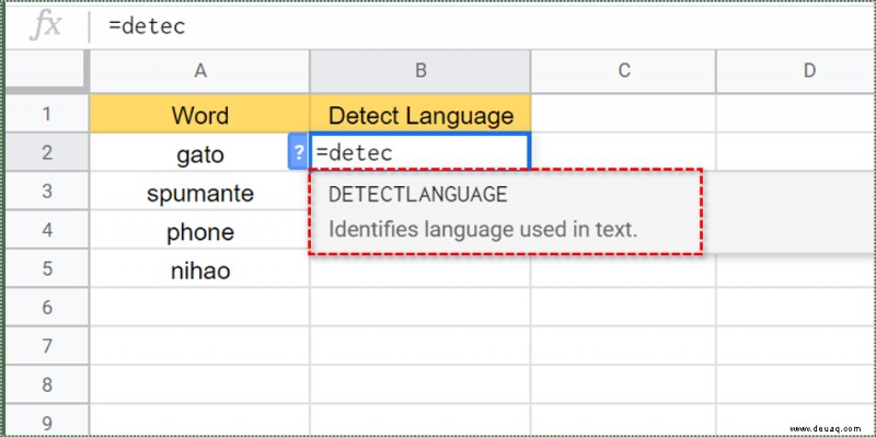 So übersetzen Sie eine Google-Tabelle mit Google Translate