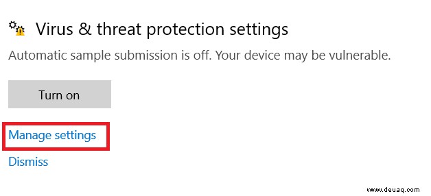 So deaktivieren Sie Windows Defender