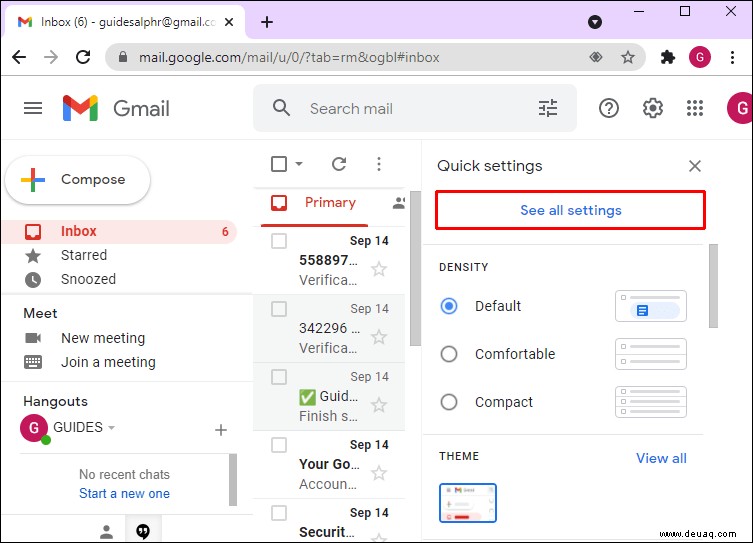 So blockieren Sie eine E-Mail-Adresse in Gmail
