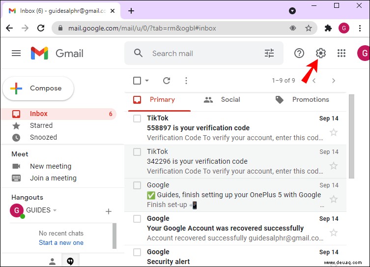 So blockieren Sie eine E-Mail-Adresse in Gmail