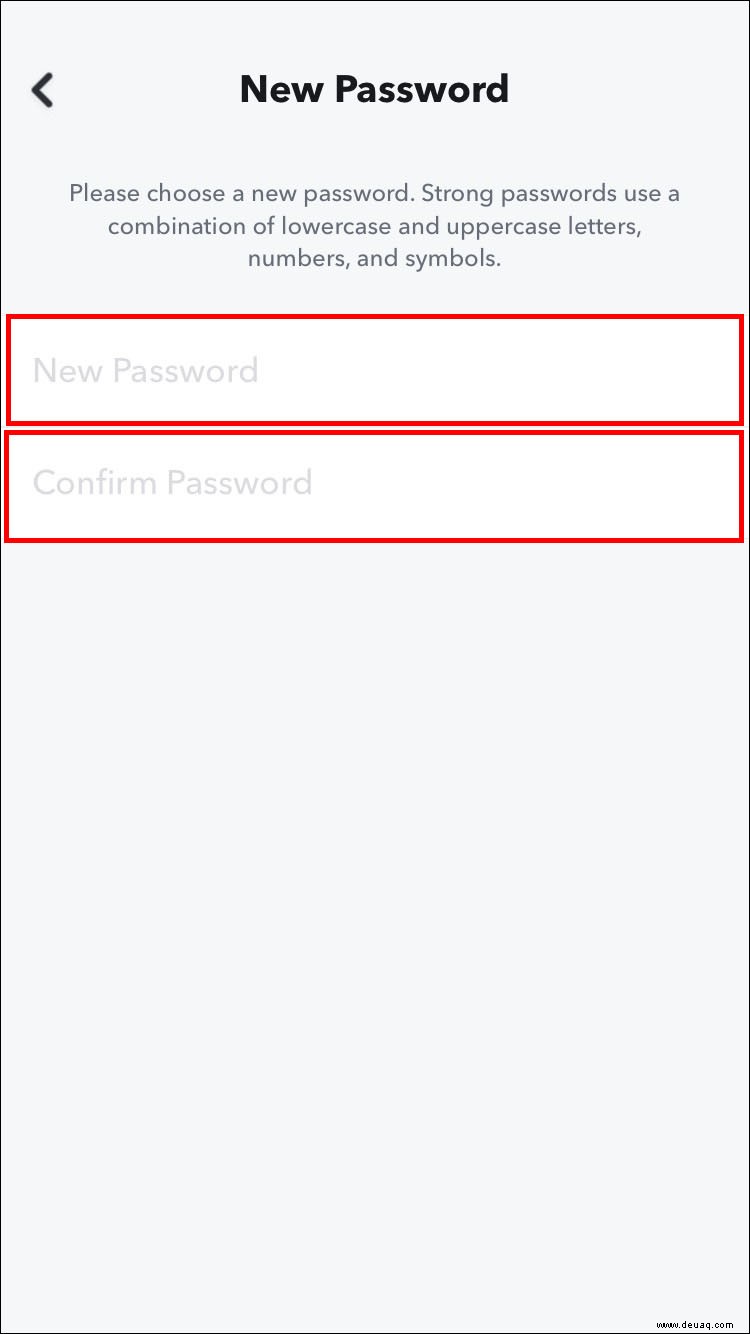 So ändern Sie Ihr Passwort in Snapchat