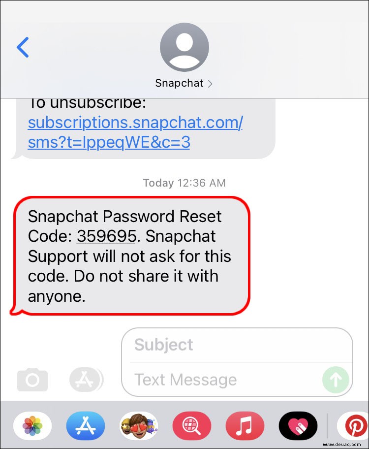So ändern Sie Ihr Passwort in Snapchat