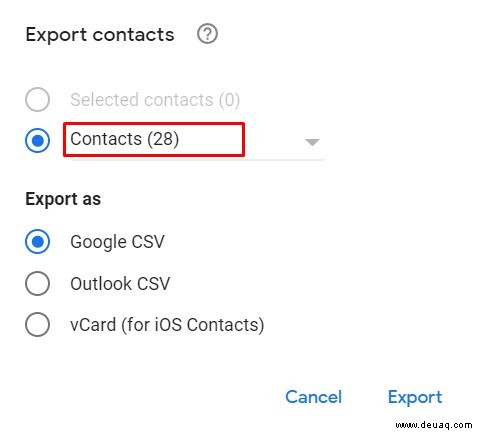 So fügen Sie Google Mail neue Kontakte hinzu