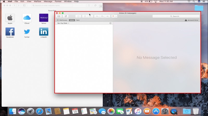 Geteilter Bildschirm auf einem Mac verwenden