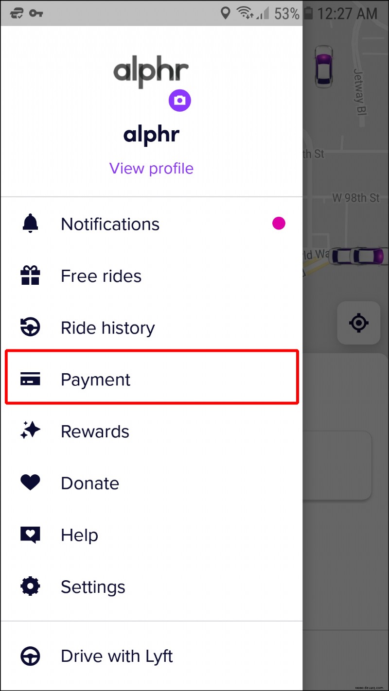 So entfernen Sie eine Kreditkarte aus Lyft