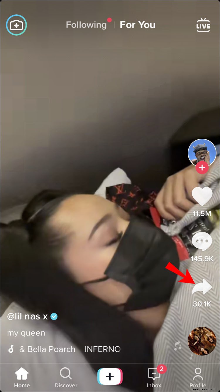 So senden Sie einen Link zu einem TikTok-Video