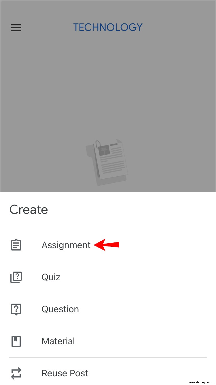 So erstellen Sie eine Aufgabe in Google Classroom