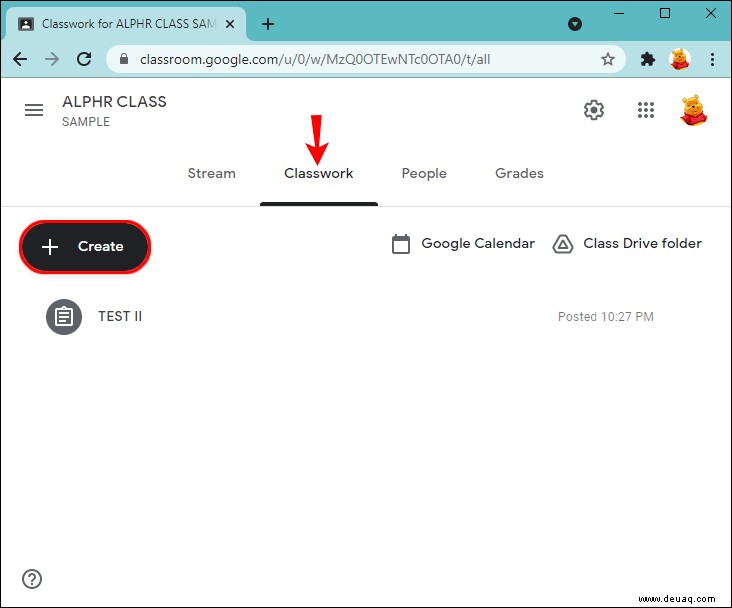 So erstellen Sie eine Aufgabe in Google Classroom