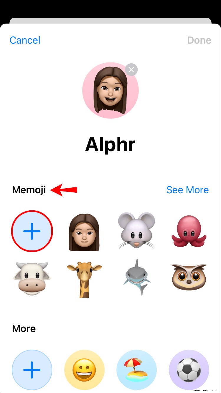 So legen Sie ein Memoji als Apple-ID-Foto fest