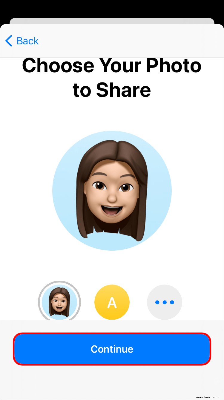 So legen Sie ein Memoji als Apple-ID-Foto fest