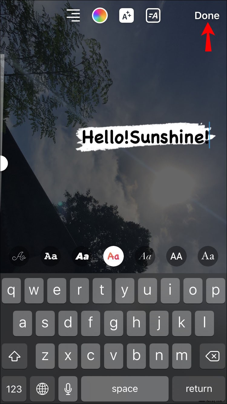 So fügen Sie Text zu Instagram-Geschichten hinzu