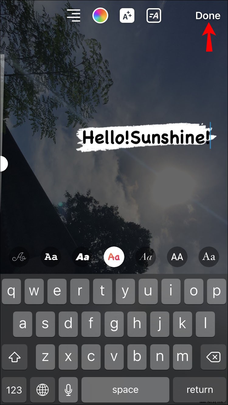 So fügen Sie Text zu Instagram-Geschichten hinzu