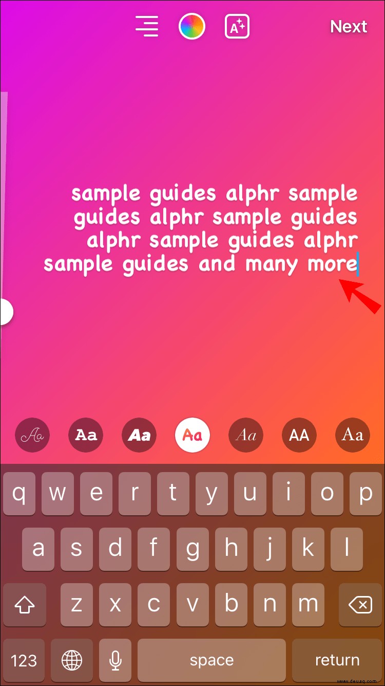 So fügen Sie Text zu Instagram-Geschichten hinzu