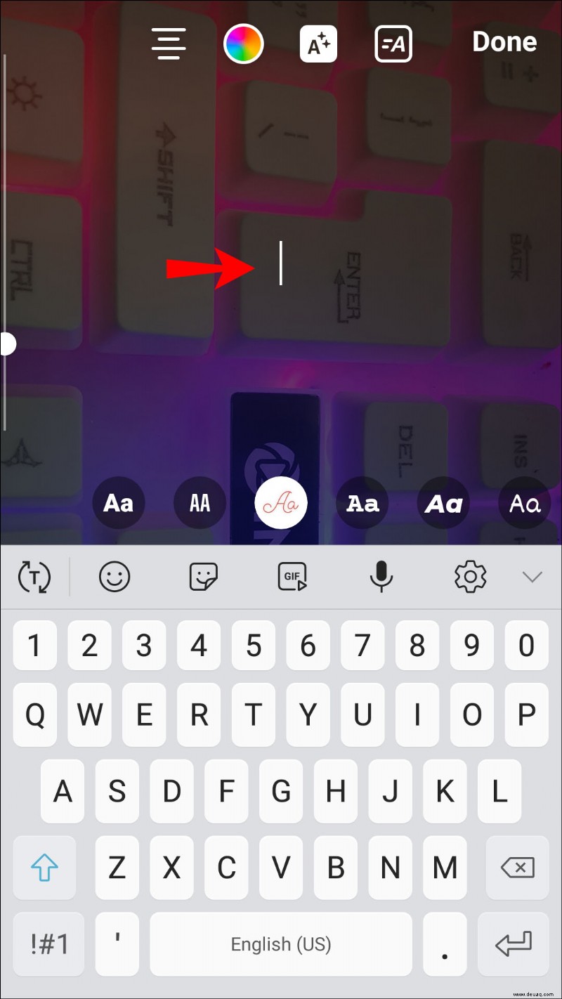 So fügen Sie Text zu Instagram-Geschichten hinzu