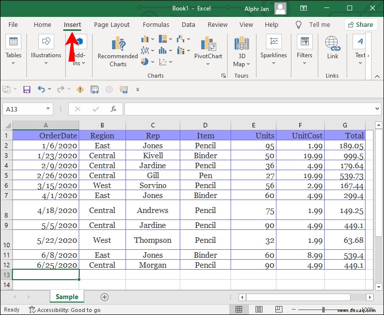 Einbetten einer PDF-Datei in eine Excel-Datei