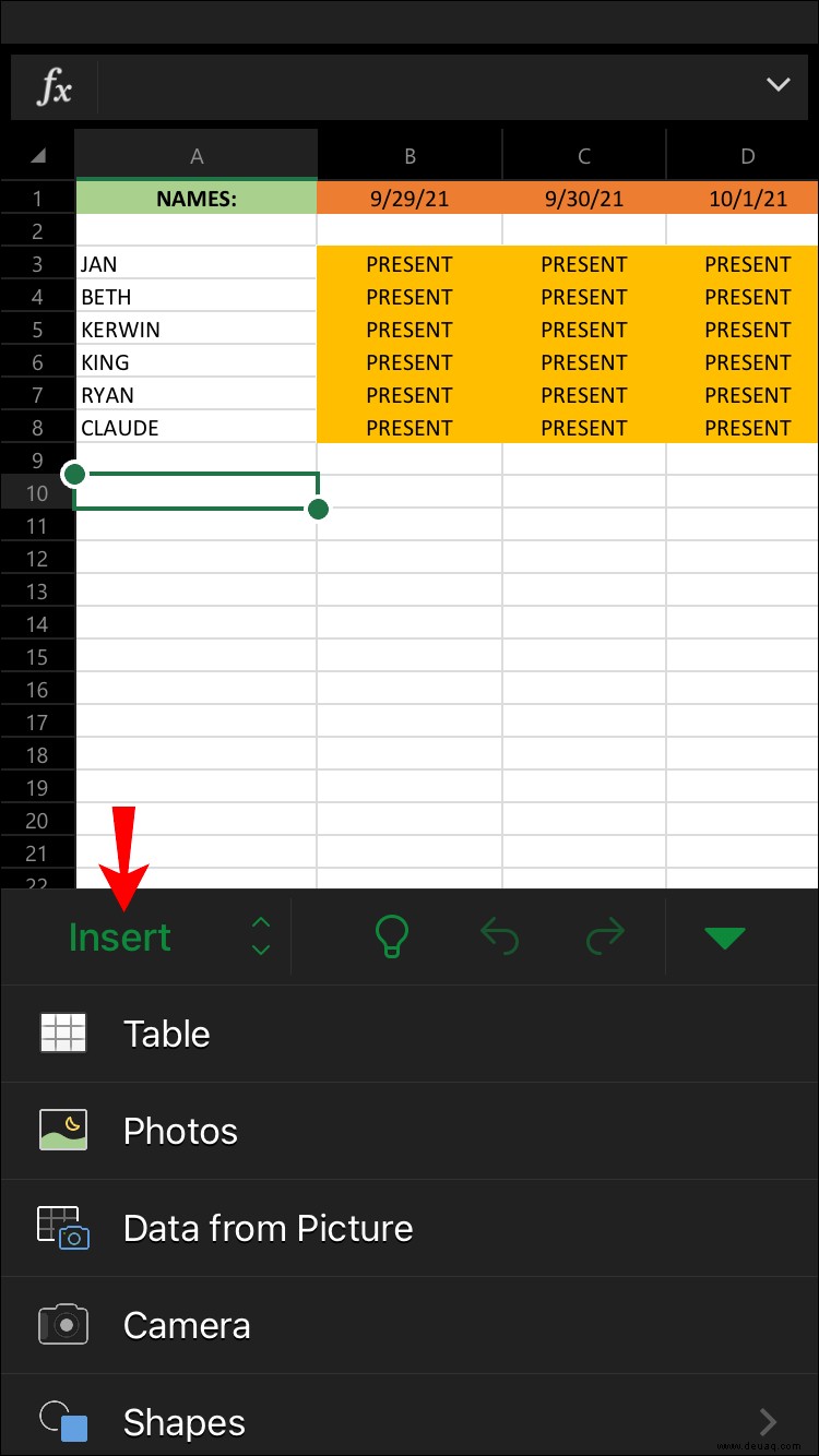 Einbetten einer PDF-Datei in eine Excel-Datei