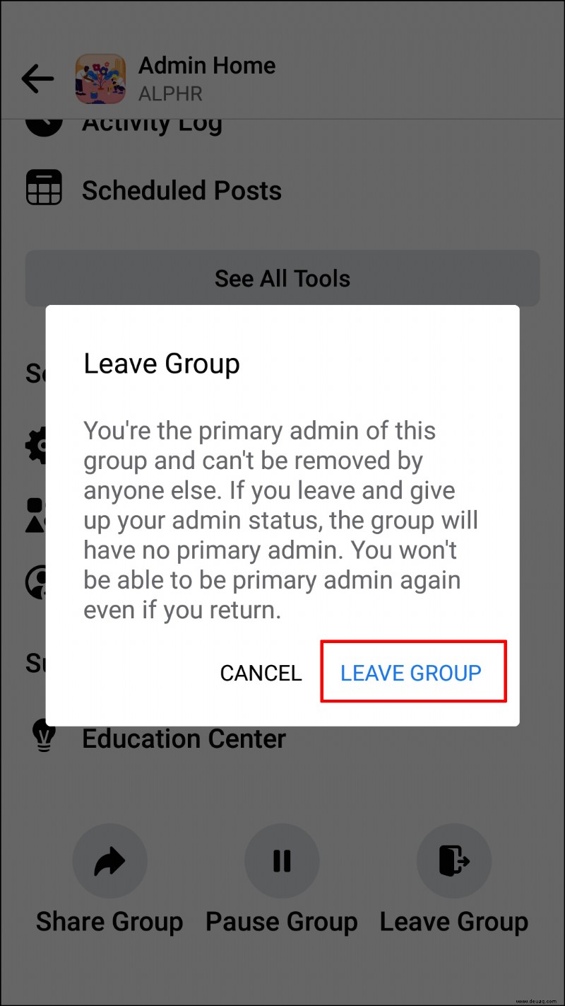 So löschen Sie eine Facebook-Gruppe