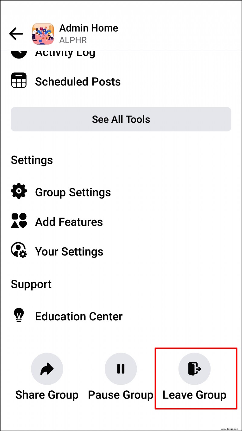 So löschen Sie eine Facebook-Gruppe