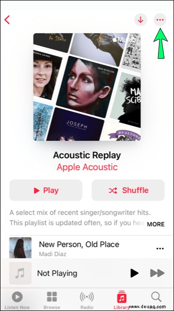 So teilen Sie eine Playlist in Apple Music