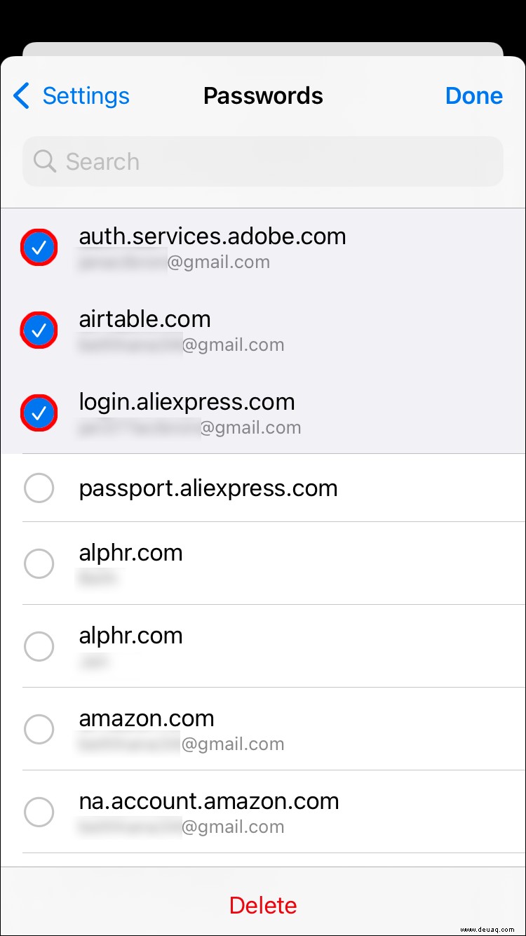 So löschen Sie ein gespeichertes Passwort auf einem iPhone