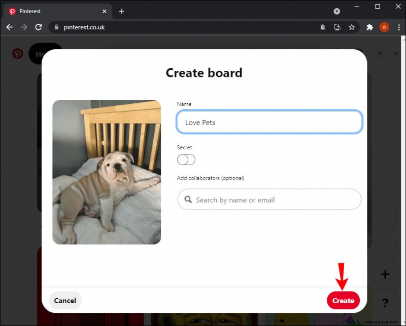 So erstellen Sie ein Board in Pinterest