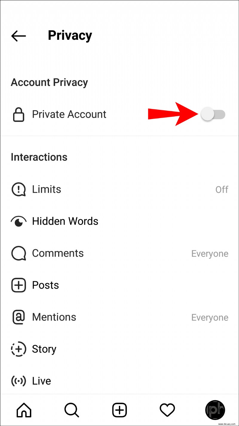 So machen Sie ein Instagram-Konto privat