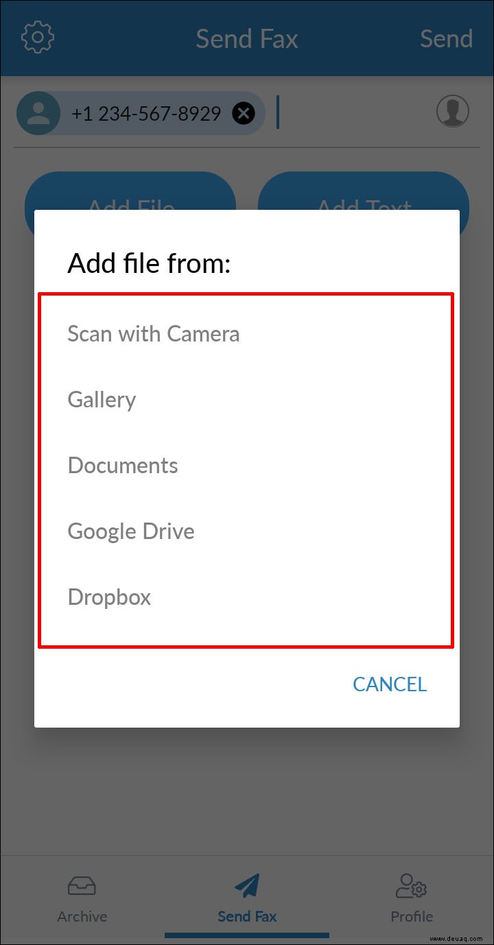 So senden Sie ein Fax online von iPhone, Android, Windows oder Mac