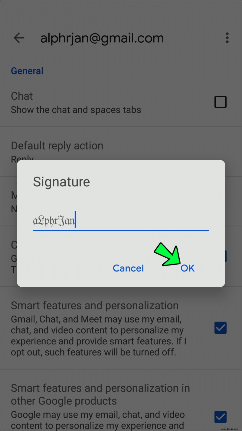 So ändern Sie Ihre Signatur in Gmail