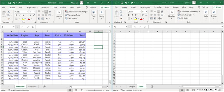 So kopieren Sie ein Blatt in eine andere Arbeitsmappe in Excel