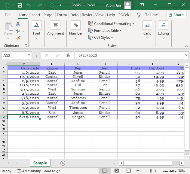 So kopieren Sie ein Blatt in eine andere Arbeitsmappe in Excel