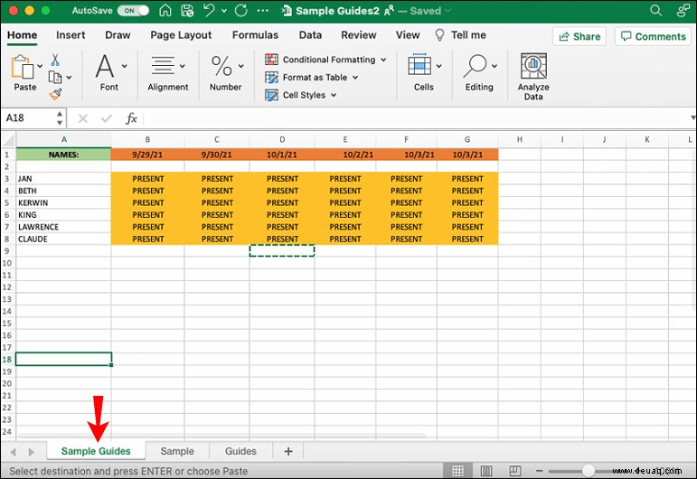 So kopieren Sie ein Blatt in eine andere Arbeitsmappe in Excel