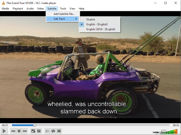 So fügen Sie Untertitel im VLC Media Player hinzu