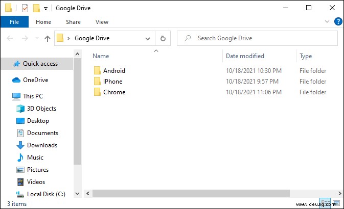 So laden Sie eine Datei auf Google Drive hoch