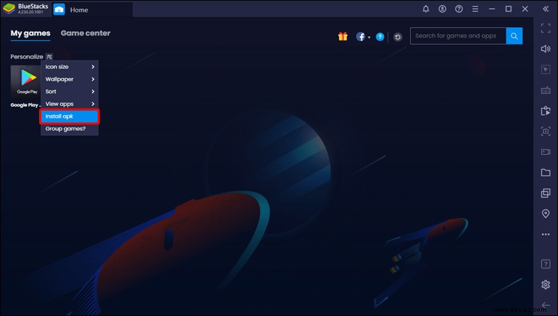 So installieren Sie ein APK in BlueStacks