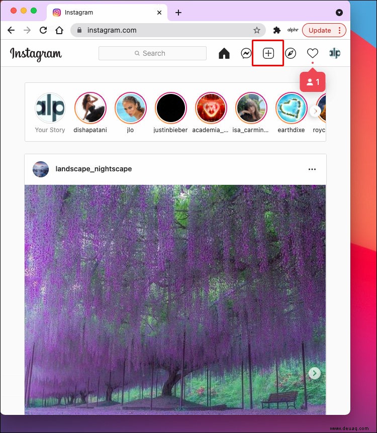 So posten Sie auf Instagram von Chrome [Fotos, Videos &Geschichten]