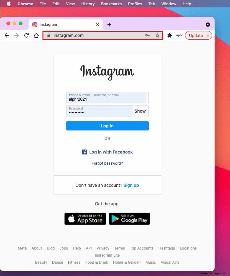 So posten Sie auf Instagram von Chrome [Fotos, Videos &Geschichten]