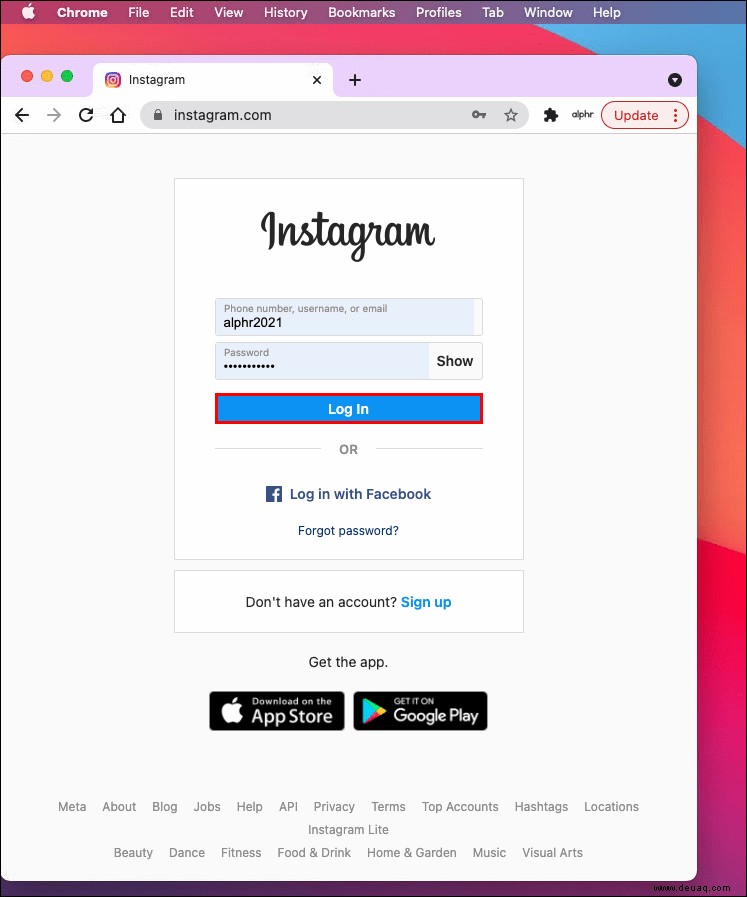 So posten Sie auf Instagram von Chrome [Fotos, Videos &Geschichten]