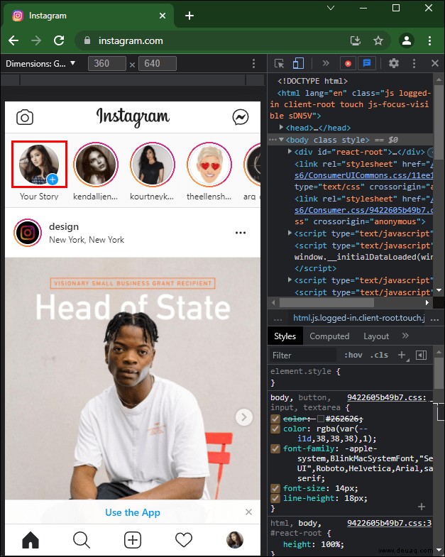 So posten Sie auf Instagram von Chrome [Fotos, Videos &Geschichten]