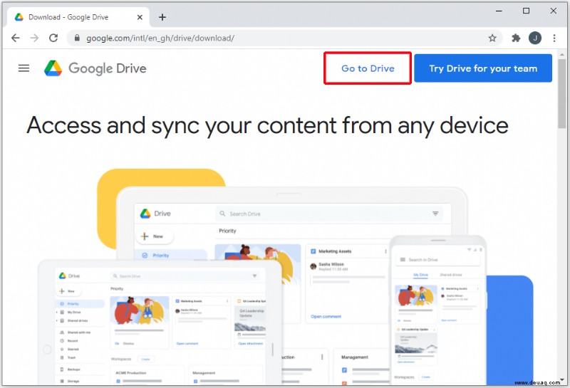 So verschieben Sie Dateien von einem Google Drive-Konto in ein anderes