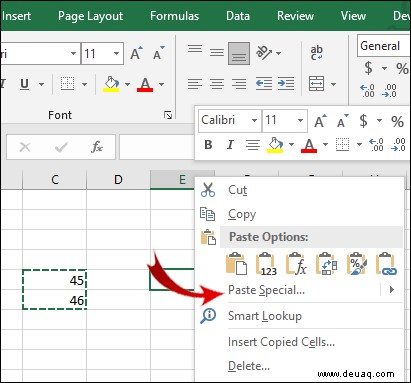 So kopieren Sie Werte in Excel [Nicht die Formel]