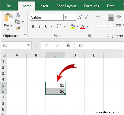 So kopieren Sie Werte in Excel [Nicht die Formel]