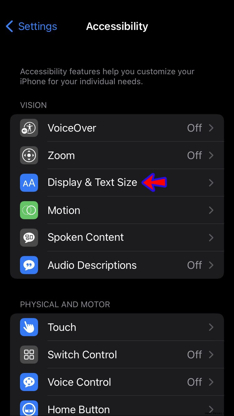 So ändern Sie die Schriftgröße auf einem iPhone
