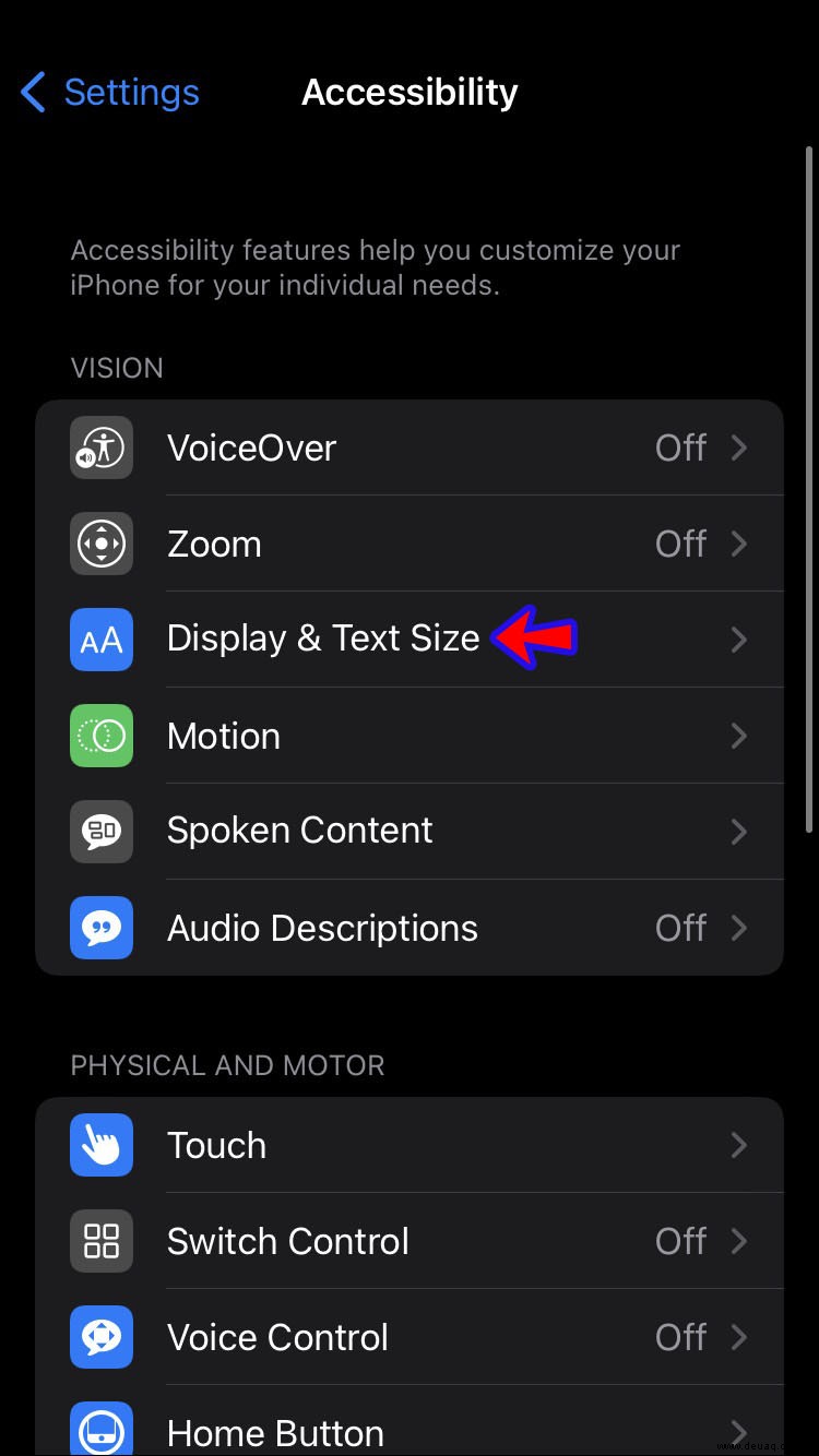 So ändern Sie die Schriftgröße auf einem iPhone