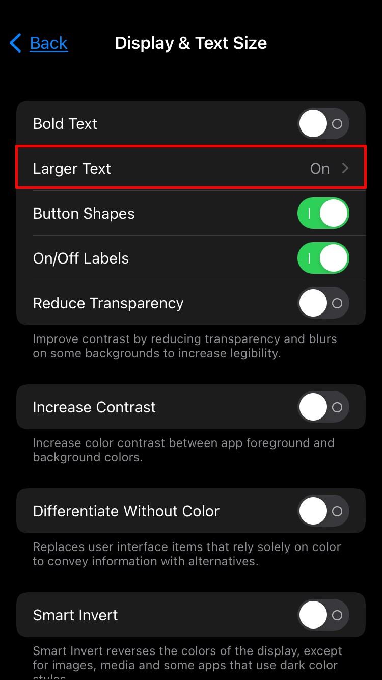 So ändern Sie die Schriftgröße auf einem iPhone