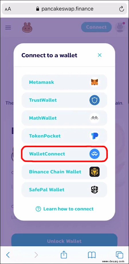 So fügen Sie den DApps-Browser zu Trust Wallet hinzu