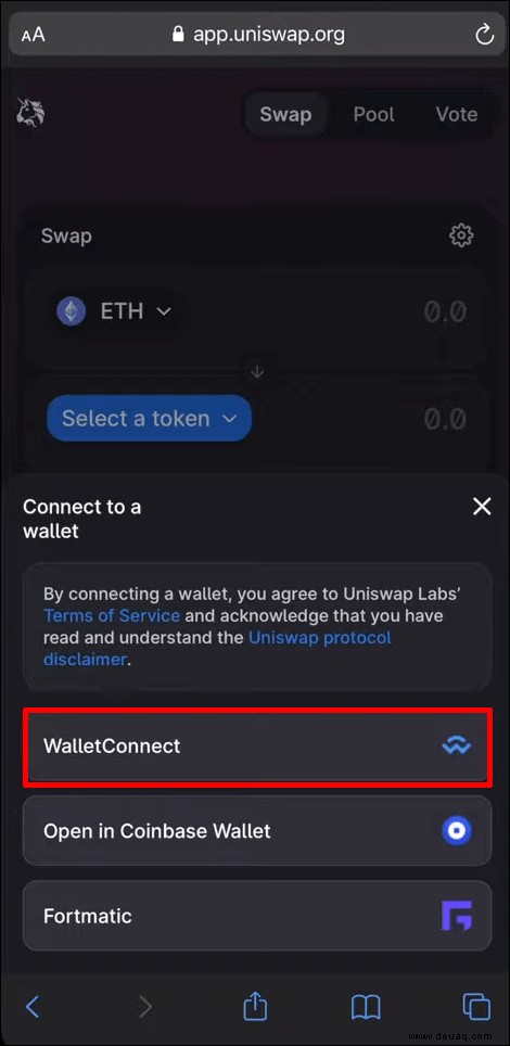 So fügen Sie den DApps-Browser zu Trust Wallet hinzu