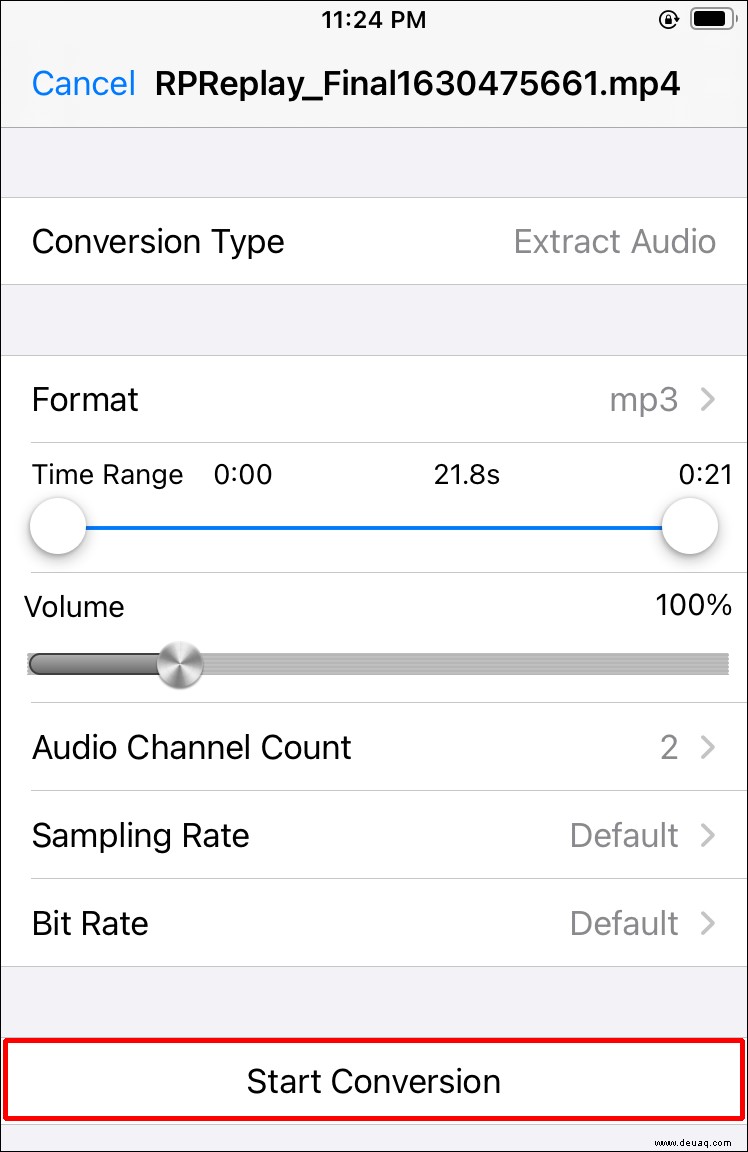 Wie man ein MP4 in MP3 umwandelt