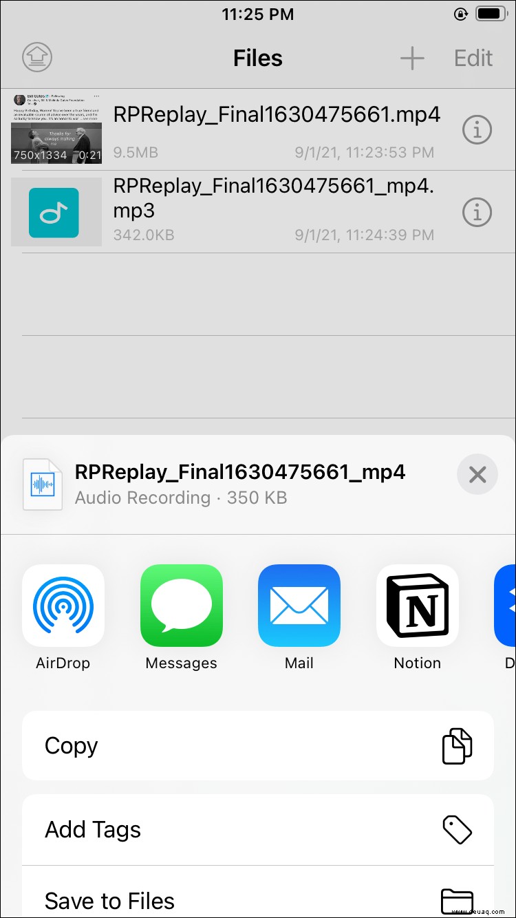 Wie man ein MP4 in MP3 umwandelt